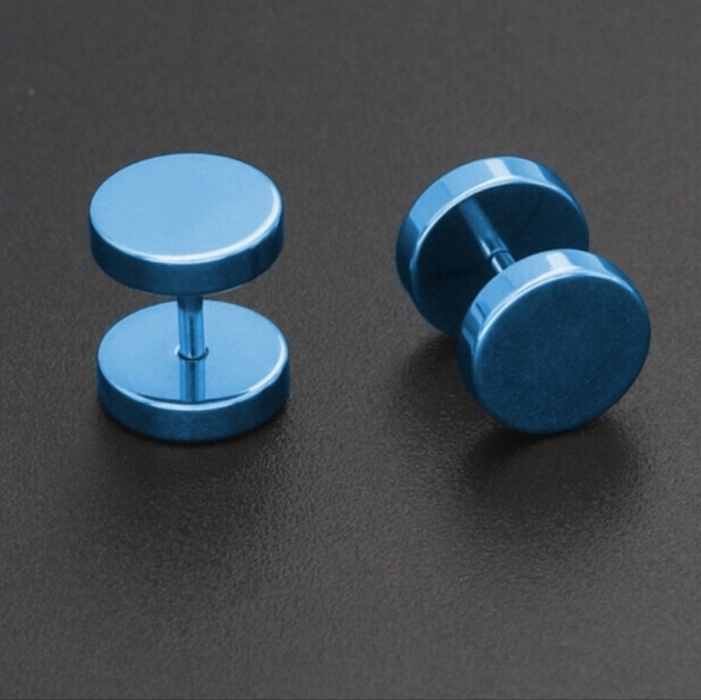Fake gauge earrings
